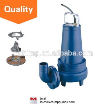 CHIMP WQ(D)K SERIES 2" outlet 1.5HP Normal Stand with Cutting Impeller Electric Submersible Sewage Pumps